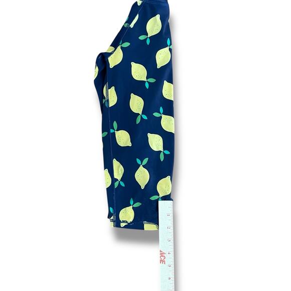 Hanna Andersson Lemon Print Zip Rashguard Swimsuit 18–24M UPF 50+ One Piece - Picture 6 of 11
